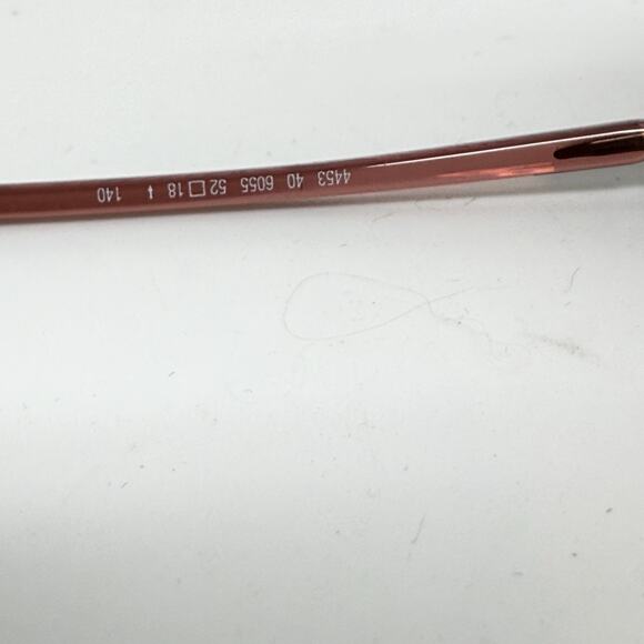 Silhouette Eyeglasses, Frames Only, 4453 40 6055, 52-18-140, Titanium H19495 - Picture 6 of 7